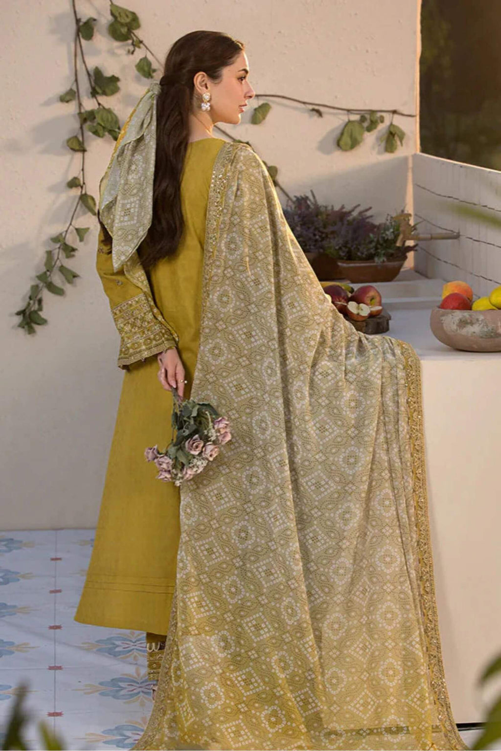 Dhanak with Dhanak Dupatta