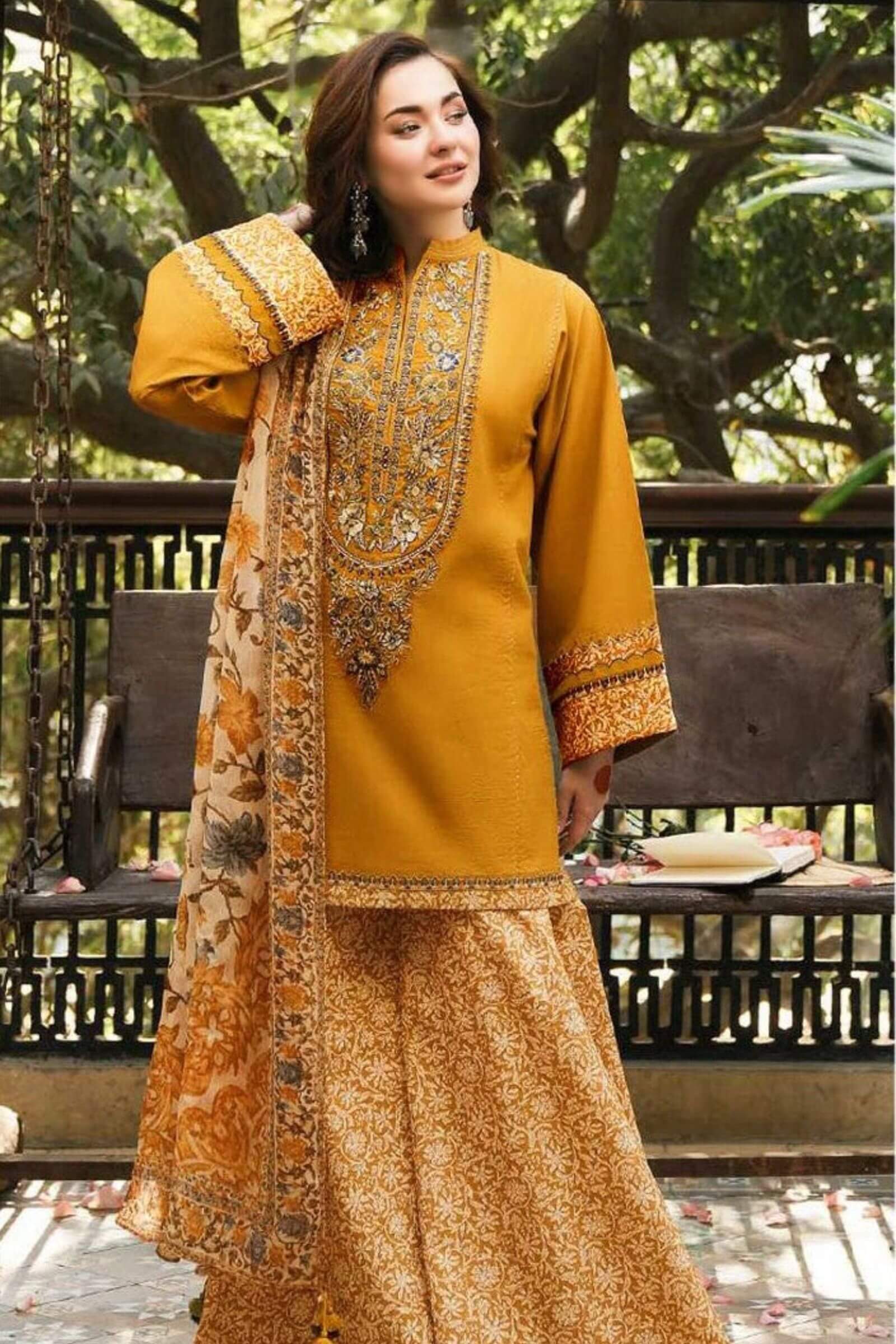 KHADDER WITH PATCHES  3Pc