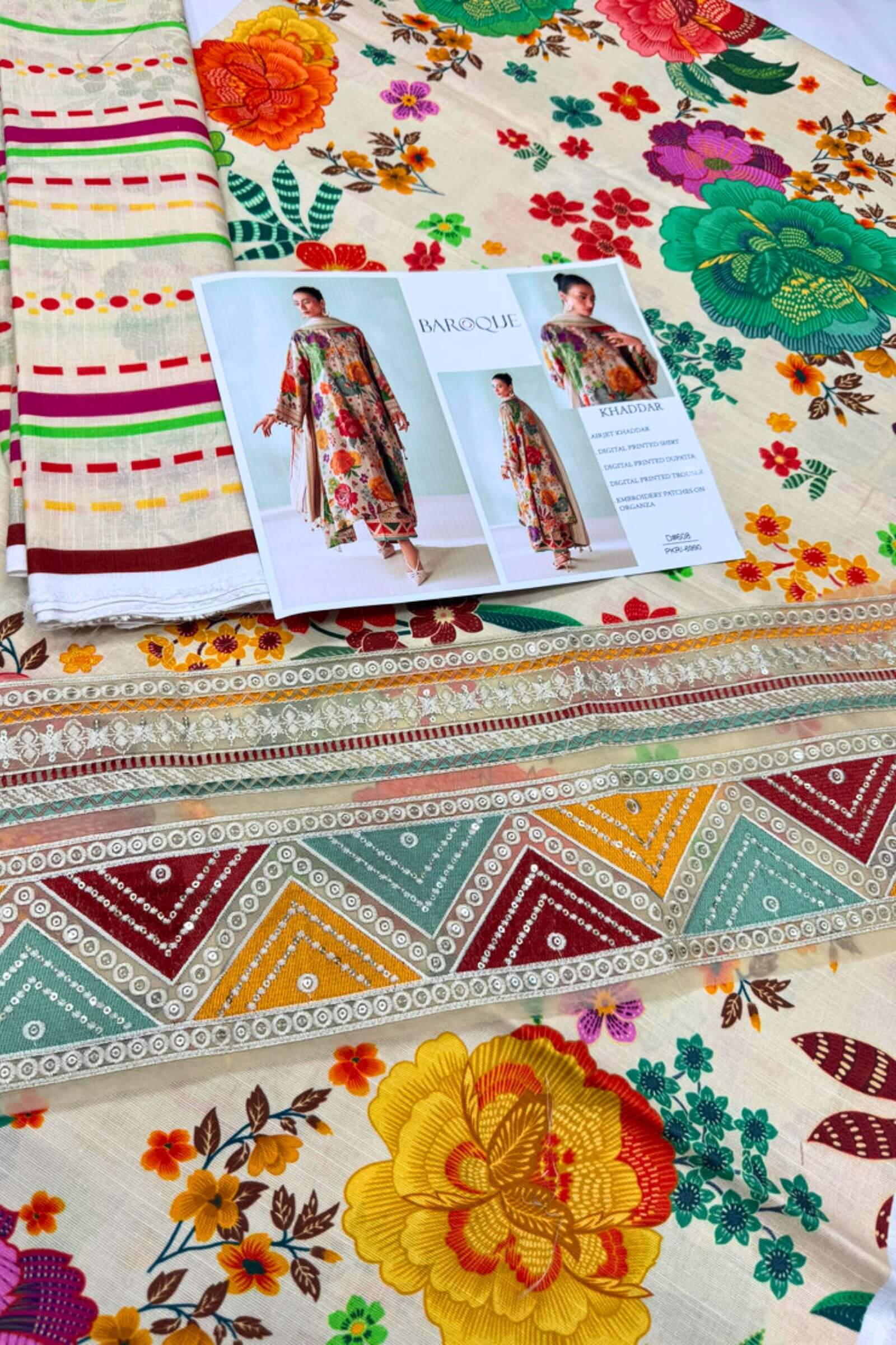 KHADDER WITH PATCHES