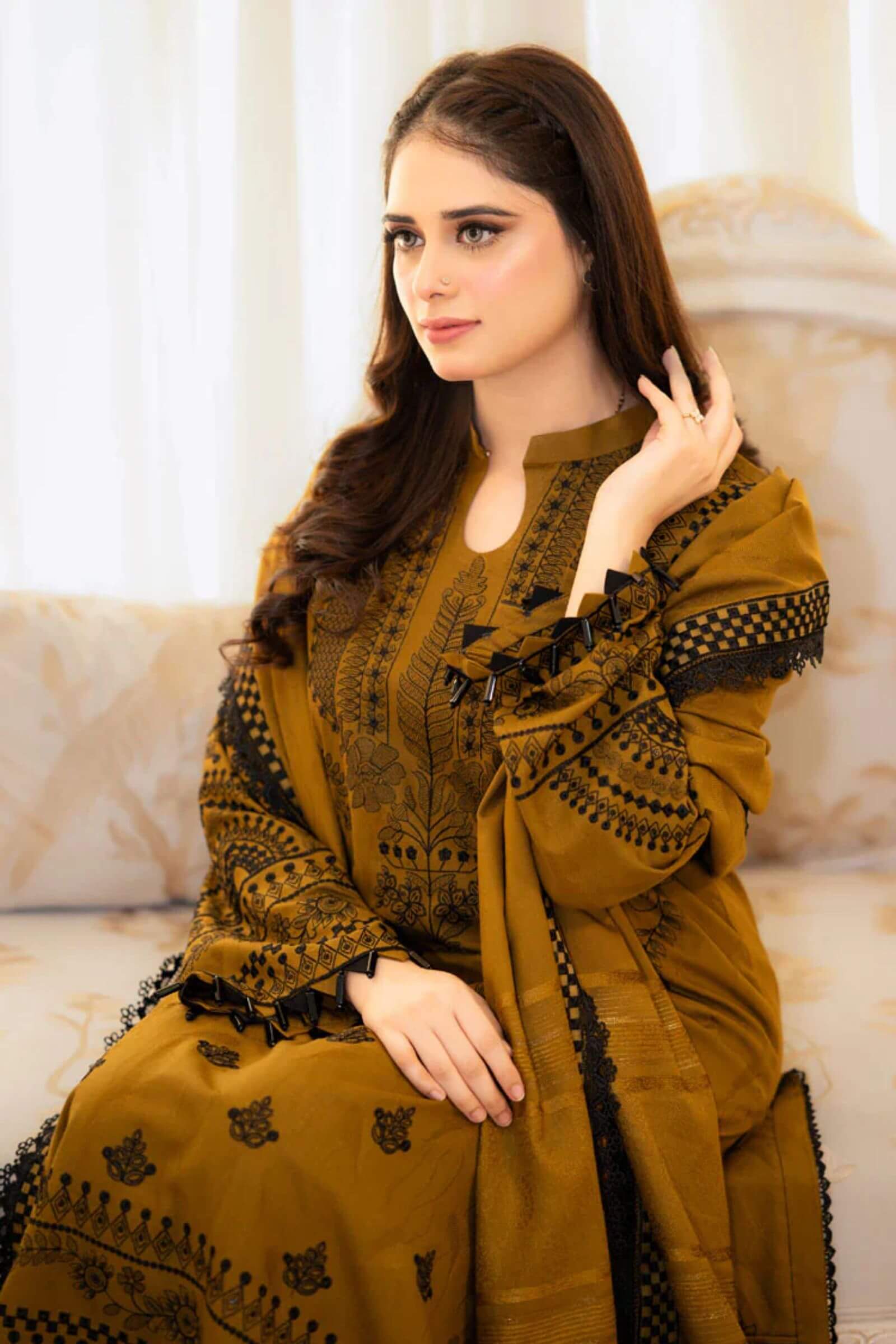 DHANAK EMBROIDERY 3 PC