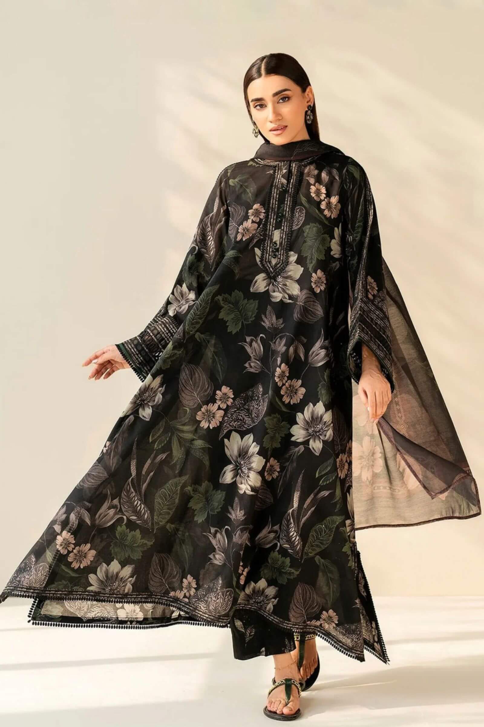 KHADDER WITH PATCHES 3Pc