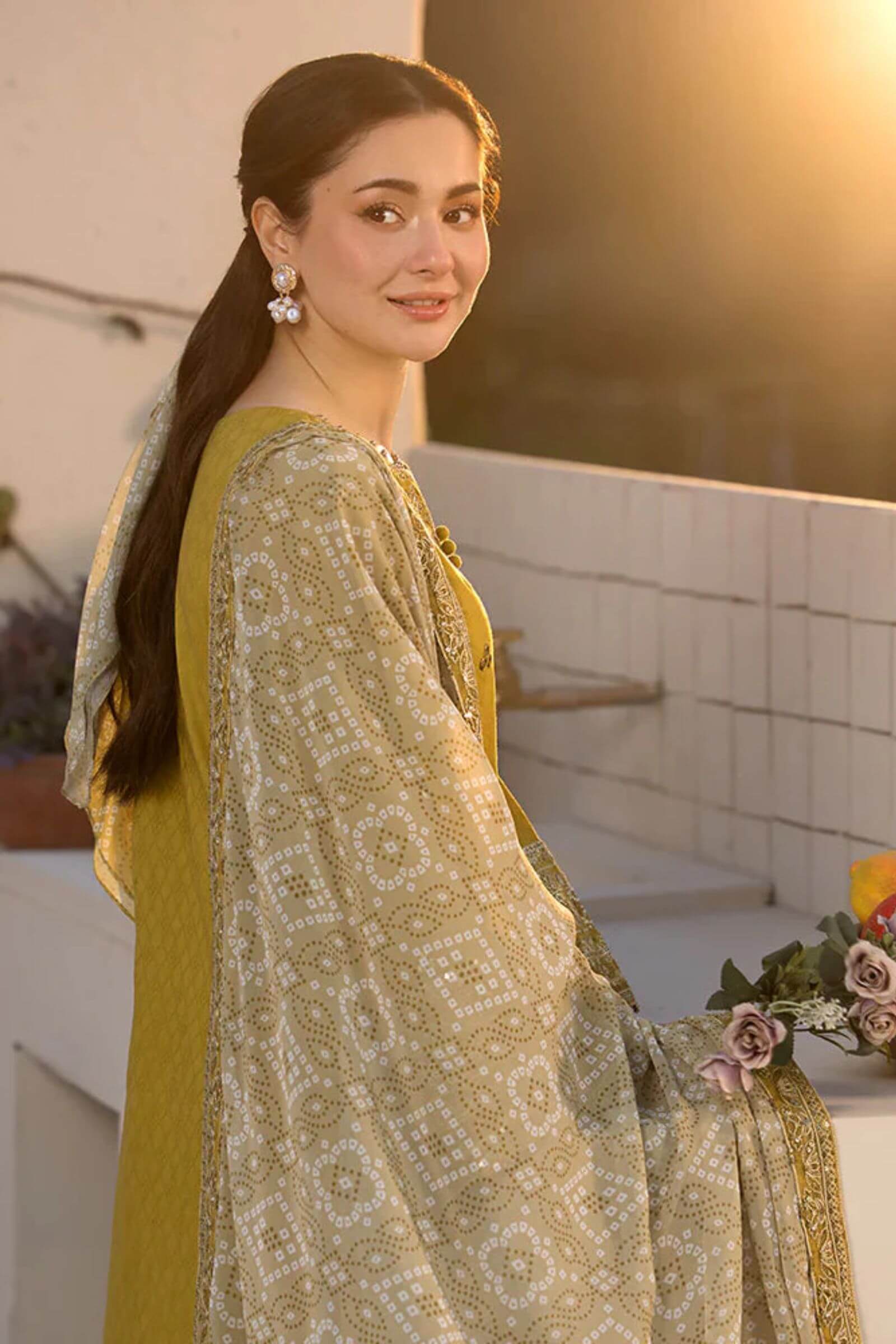 Dhanak with Dhanak Dupatta