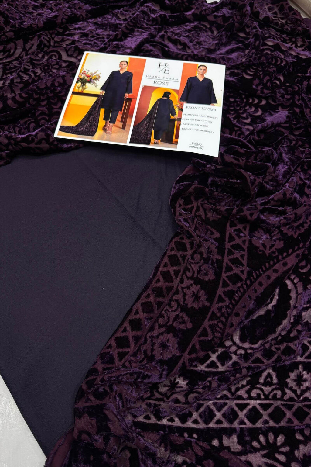 DASTAN By Palachi shall valvet